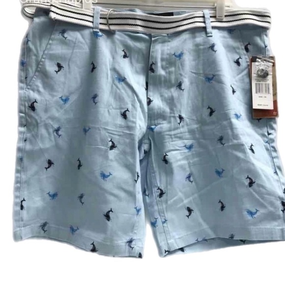 Whale shorts with belt - Picture 1 of 4